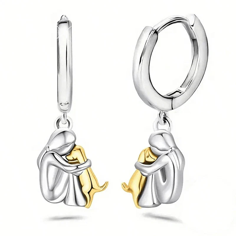 Alice Design | Dog Embrace Earrings