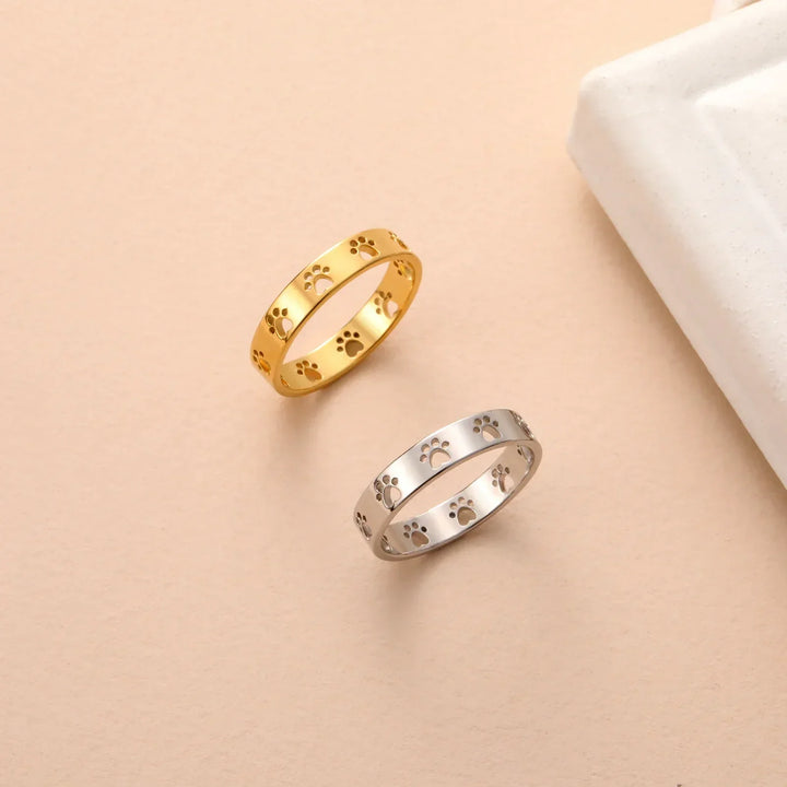 Paw Ring Made of Stainless Steel for Women