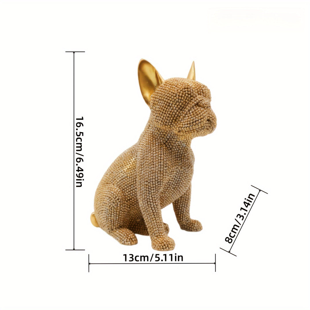 Brave French Bulldog Sculpture