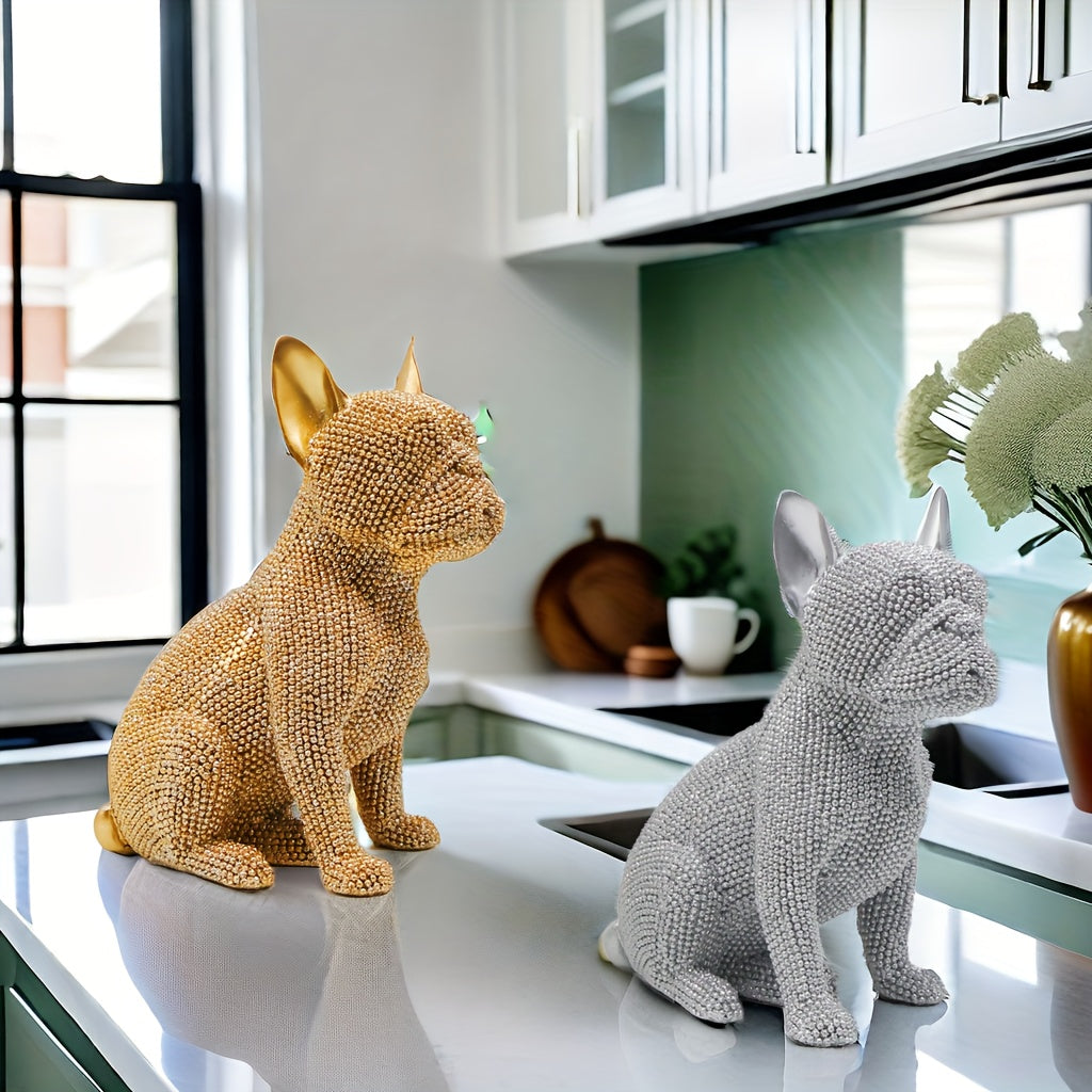 Brave French Bulldog Sculpture